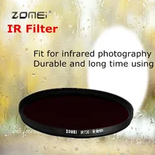 Инфракрасный ИК-фильтр ZOMEI 680nm 720nm 760nm 850nm 950nm ИК-фильтр 37 мм 49 мм 52 мм 58 мм 67 мм 72 мм 82 мм для объектива зеркальной камеры
