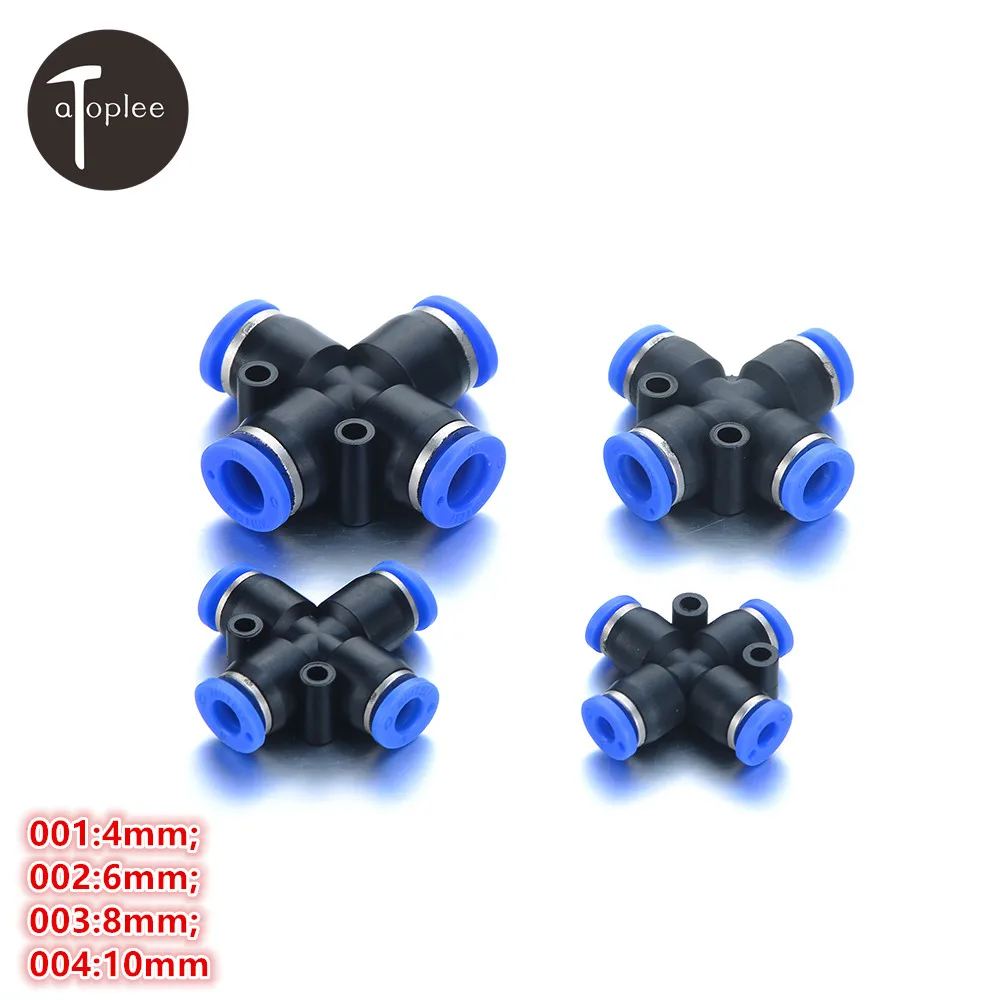 4Pcs PH20 Pneumatic Quick Fitting Coupler Hose Barb for 8mm-9mm Dia Tube