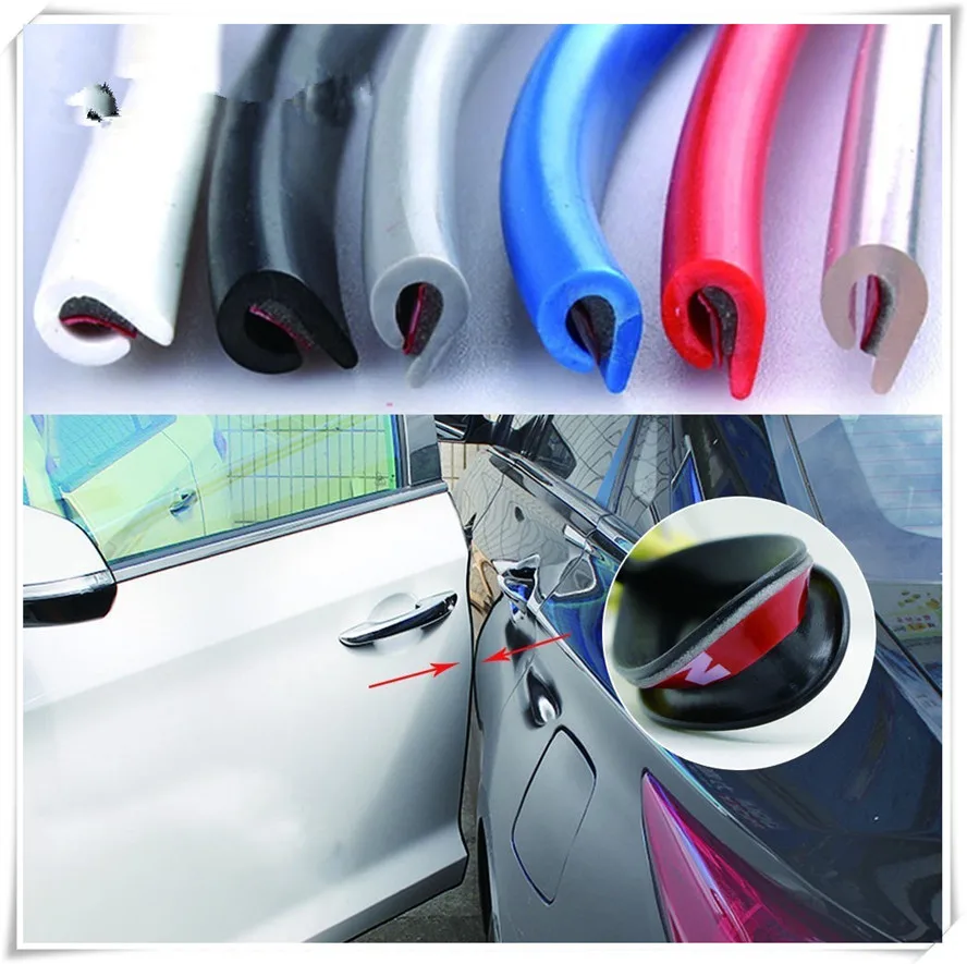 

5M Auto Car Door Edge Rubber cover Strip Protection for Mercedes Benz W203 W210 W211 W204 A C E S CLS CLK CLA GLK ML SLK Smart