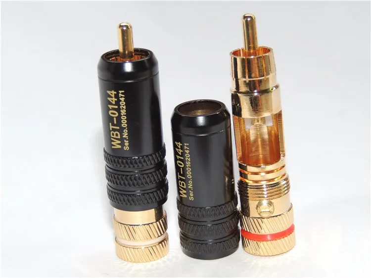 

Разъем RCA, штекер WBT-0144, сигнальная линия, WBT 0144, RCA, голова лотоса, медь, позолоченная, Прямая доставка, 10 шт.