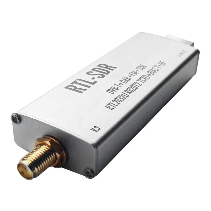 Прочный V3 RTL2832U тюнер 1PPM TCXO SMA программное обеспечение определение радио с телескопической антенной