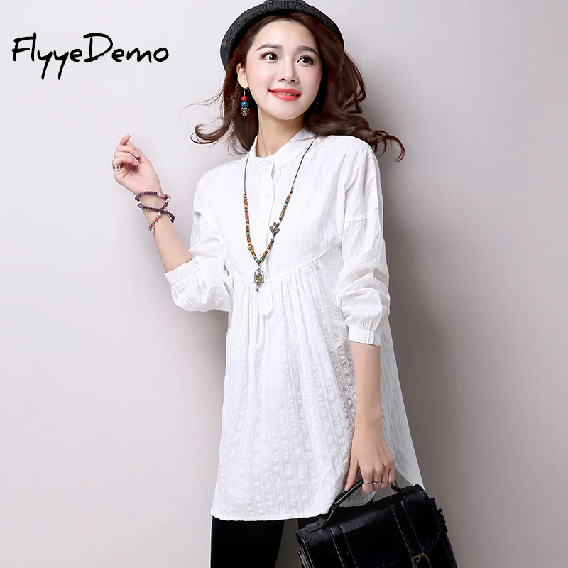Classic white long sleeve blouse juniors women 10 Best White Button