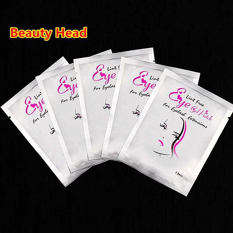 

100pairs/pack New Paper Patches Eyelash Under Eye Pads Lash Eyelash Extension Paper Patches Eye Tips Sticker Wraps Make Up Tools