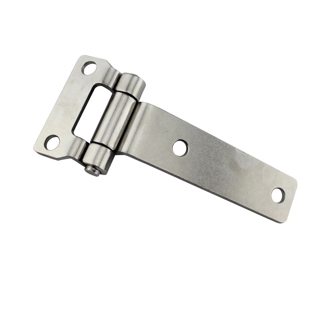 Stainless Steel Tee Hinge T Hinge Garden Shed for Wood Door Gate Furniture Hardware Accessory White