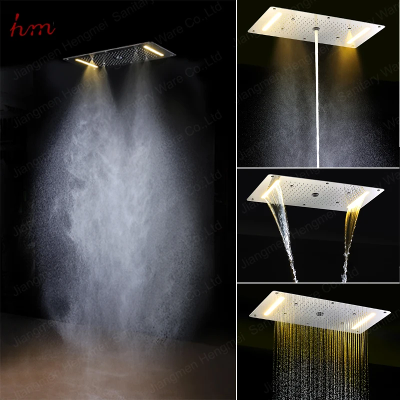 Buy 2016 Popular LED Rain And Mist Shower Head 304 SUS