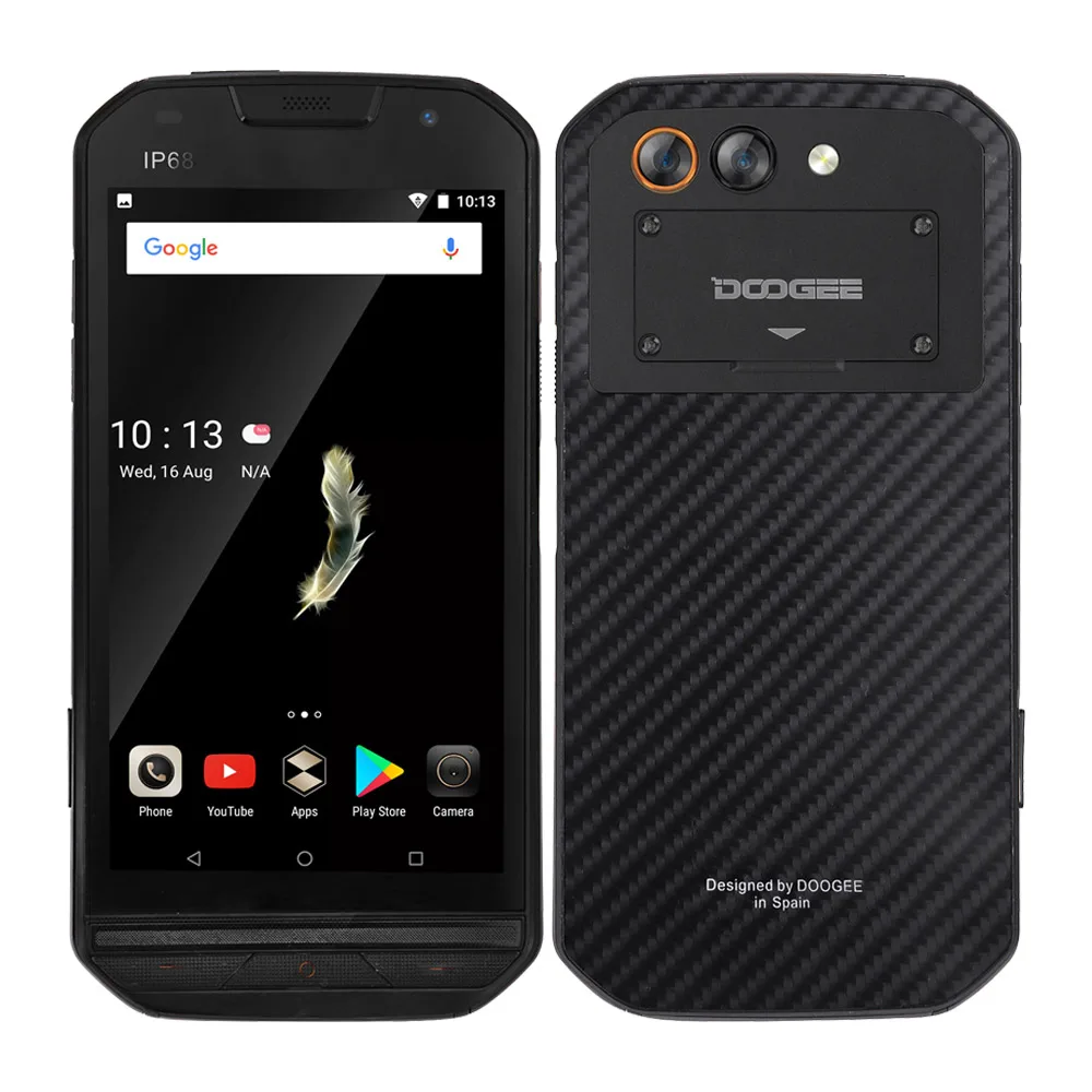 IP68 level DOOGEE S30 Smartphone Side Fingerprint 2GB 16GB Dual Camera 5580mAh 5V/2A Quick Charge 5.0\ IP68 level DOOGEE S30 Smartphone Side Fingerprint 2GB 16GB Dual Camera 5580mAh 5V/2A Quick Charge 5.0\
