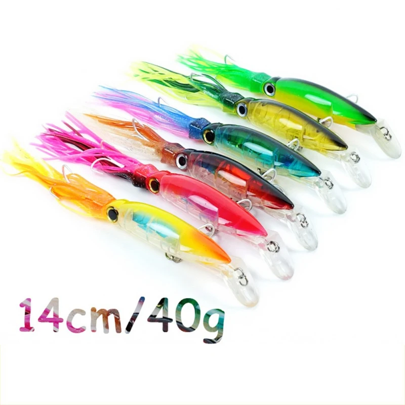  2017 good fishing lure minnow quality professional bait 14cm 40g swim bait jointed bait equipped bl