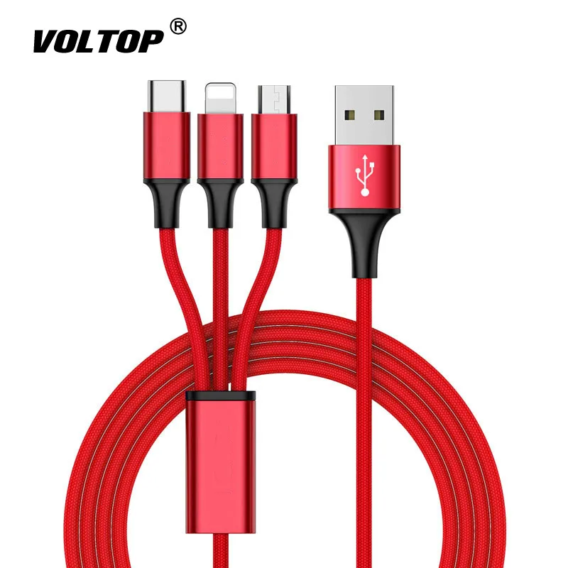 

Three In One Data Lines Phone Holder for Car Accesories Fast Charging Multi-head Apple Android General Phone Charger