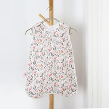 Детская спальная сумка, роскошная дизайнерская Высококачественная спальная одежда из хлопка с цветочным рисунком оленя, милая розовая спальная одежда, Детские спальные мешки