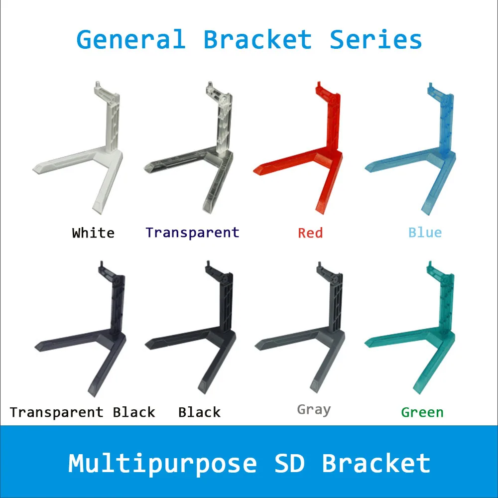 

10 Pcs Action Figure Base Suitable Display Stand Bracket for 1/144 1/100 Hg/rg Sd Rabot/animation Stage Act Suit