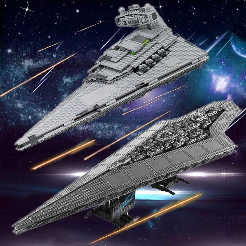 

Building Blocks Star Wars 05027 05028 Compatible 10030 10221 Imperial Executor Destroyer Starship Toys lepin star war destroyer