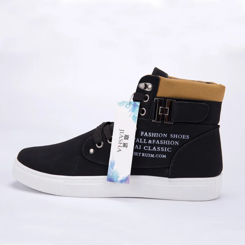 Men Snow Boots Fashion Microfiber PU Warm Plus Cotton Ankle Autumn Winter Boots