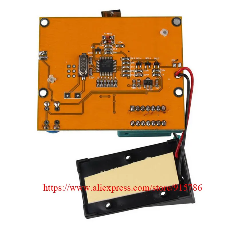 Последние LCR-T4 ESR метр Транзистор тестер Диод Триод Емкость Mos Mega328 Транзистор тестер+ чехол(не батарея