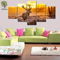 Print Animal Oil Paintings Picture Canvas Painting On Wall Pictures For Living Room Decor Hang Paintings Bedroom No Frame HW011