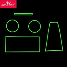 Ворота слот площадку Для Lada Kalina Сетки линг текстура Круто night light Non-slip Дверь паз коврик коврики Автомобильные Аксессуары Красный/Синий 5 ШТ.