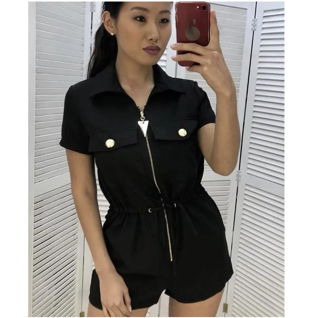 Summer Playsuit Women Romper Spaghetti Strap Tassel Rompers Womens Jumpsuit Combinaison Short Femme | Женская одежда