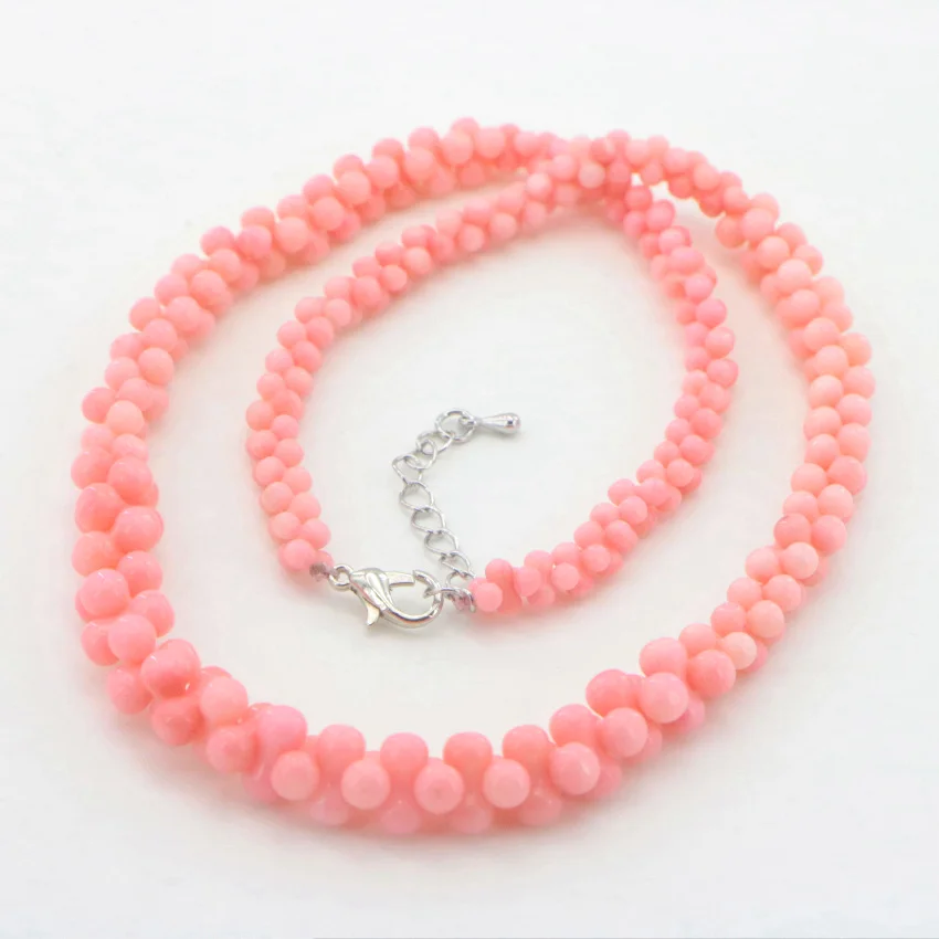 Natural red coral necklaces for women necklace best friend necklace gemstone jewelry wholesale sterling silver 925  (20)