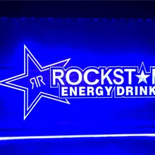 Светодиодный неоновый светильник A228 Rockstar Energy Drink Beer Bar