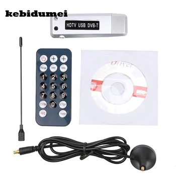 

kebidumei USB 2.0 DVB-T HDTV Tuner Recorder Receiver Software Radio DVB T Tuner HD TV with Antenna for Notebook Laptop tablet