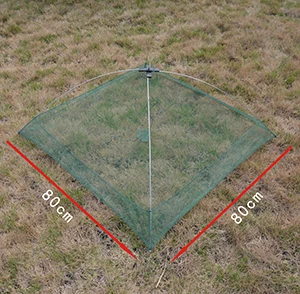 Большая рыболовная сеть для продажи, нейлоновая сеть, рыболовная сетка, клетка для креветок, рыболовные аксессуары 80 см x 80 см 100 см x 100 см - Цвет: 80cm