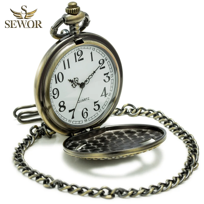 ronica quartz pocket watch