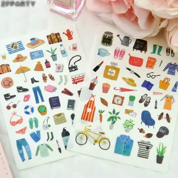 

ZFPARTY Home Life Rub On Stickers for Scrapbooking DIY Projects/Photo Album/Card Making Crafts