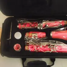 Отличный цвет кларнет сопрано розовый+ чехол Хороший звук и техники