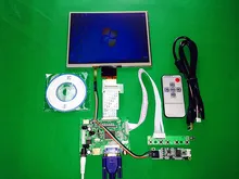 HDMI/VGA/AV Control Driver Board +Touchscreen + 8″inch HE080IA-01D 1024*768 IPS high-definition LCD Display For Raspberry Pi