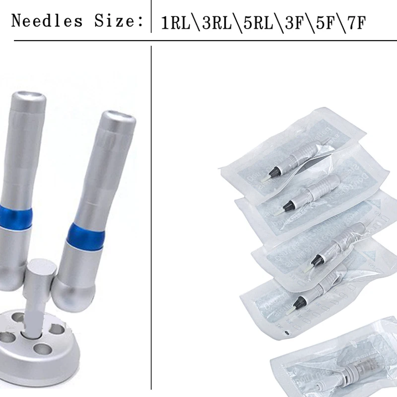 

Mixed sale 300pcs micro needles permanent makeup machine tattoo needle 1RL/3RL/5RL/3F/5F/7F for tattoo eyebrow/lips tattoo tool
