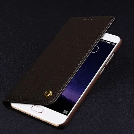 

Fashion Phone Case for MEIZU Pro6 Plus Genuine Leather Cover Business Flip Skin for Meizu Pro 6 plus 5.9