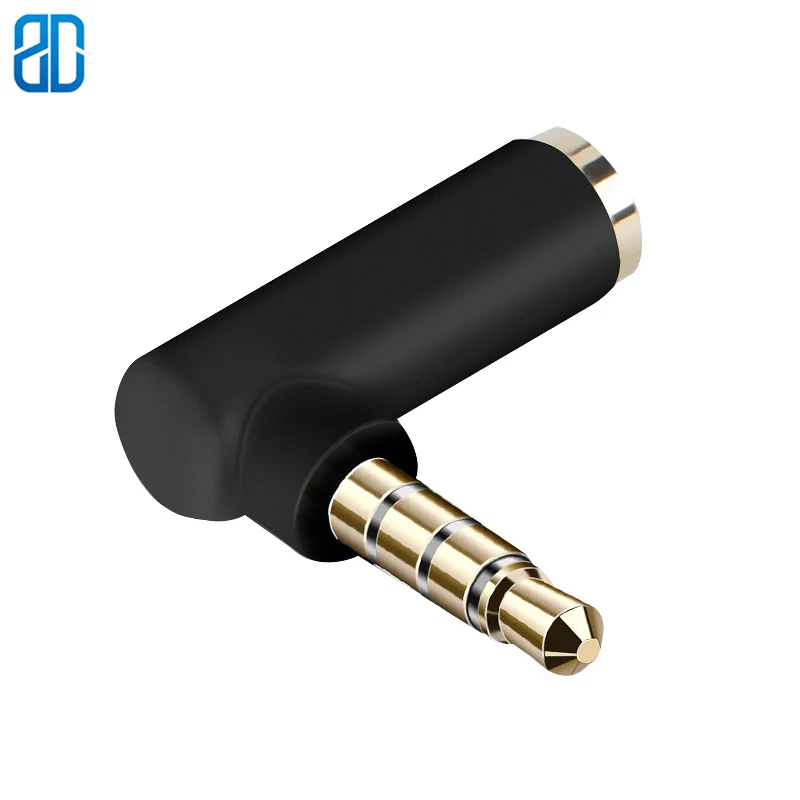 

3.5mm 90 Degree Audio Adapter,3.5mm Audio Adapter,3.5mm Right Angle Adapter Headphone ,Female to Male AUX Adapter
