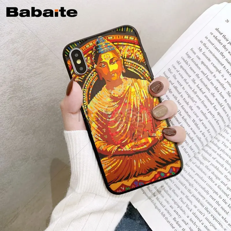 Babaite Gautama Будда Новинка чехол для телефона Fundas чехол для Apple iPhone8 7 6 6S Plus X XS MAX 5 5S SE XR крышка 11 11pro 11promax