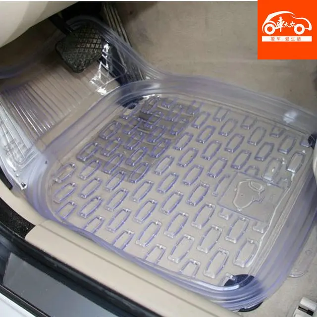 Car plastic car mat car mats waterproof transparent slip resistant