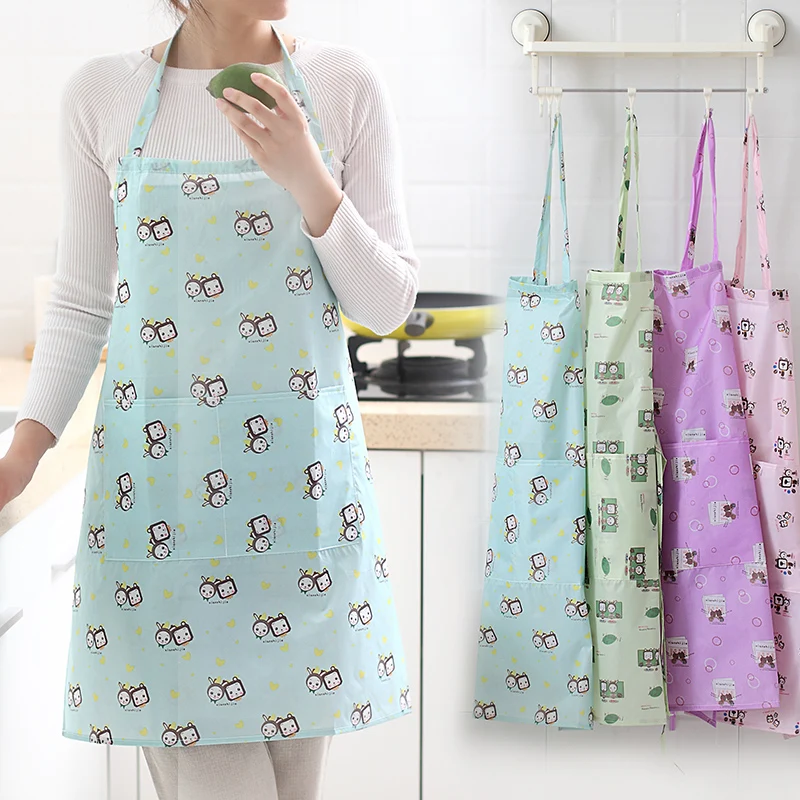 Home Kitchen Cooking Simple Apron Basic Oilproof Apron Men Women Adult