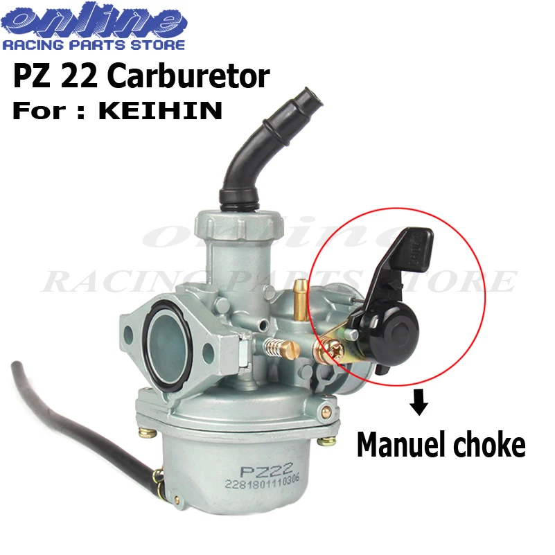 Мотоцикл PZ22 Carb Keihi 22 мм карбюратор для CT90 CT110 1980 1981 1982 1983 1984 1985 1986 Trail велосипед