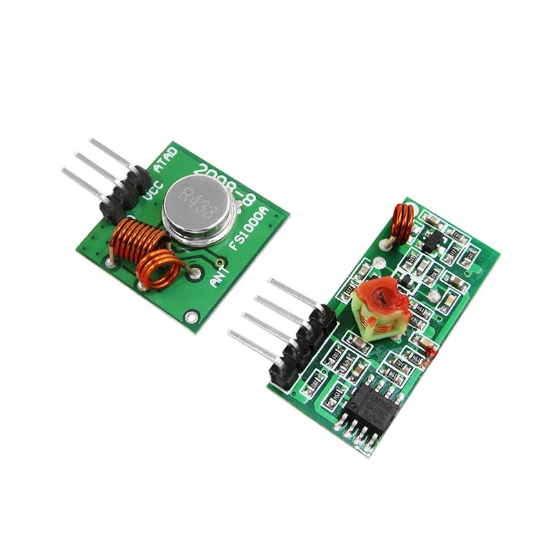 

10pairs RF wireless receiver module & transmitter module board for regenerationf 433Mhz DC5V 10pair/Lot =20pcs