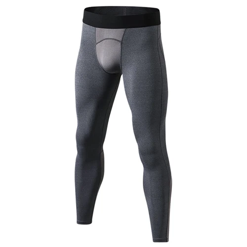 Мужские штаны для бодибилдинга, беговые леггинсы, брюки для мужчин, беговые колготки, мужские спортивные брюки, Pantalones Hombre, спортивные Леггинсы - Цвет: Grey