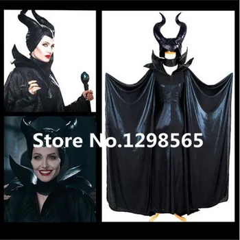 

2014 Christmas costumes for women costumes Maleficent Angelina Jolie cosplay dress Maleficent dress party dresses carnival