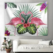 Flamingo Tapestry Wall Art Tapestries Tropical Home Decorative Door Curtain Living Room Bedspread Sheet Table Cloth Flamingo Tapestry Wall Art Tapestries Tropical Home Decorative Door Curtain Living Room Bedspread Sheet Table Cloth
