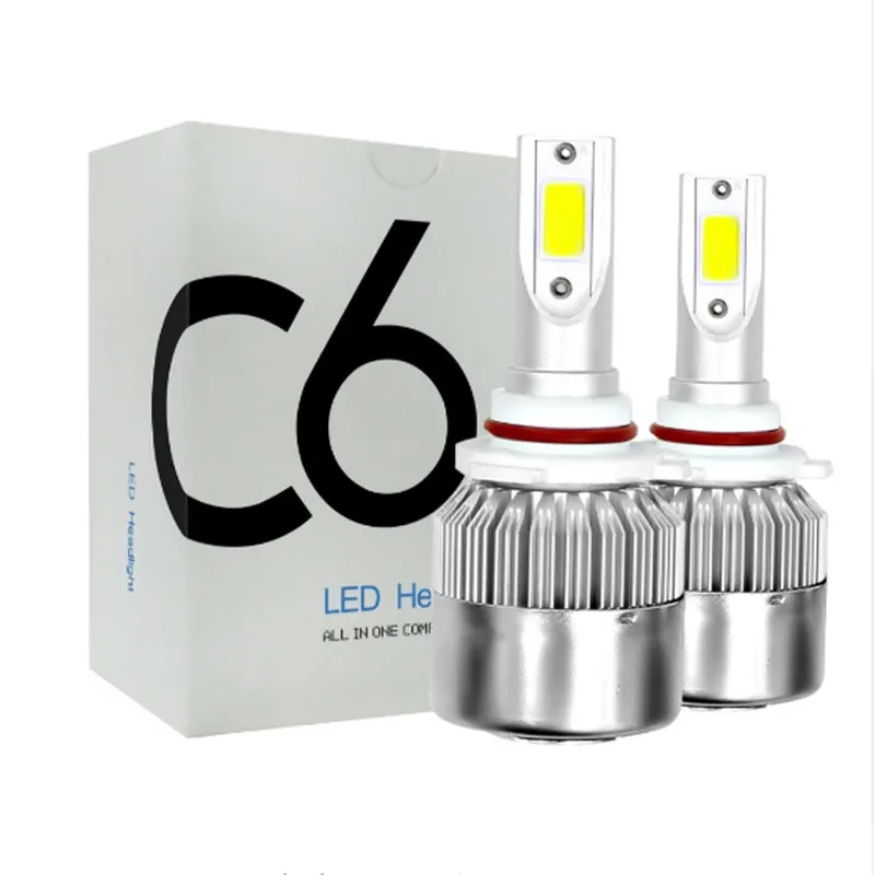 

YEAHGOOD C6 led Car Headlight H7 LED H4 Bulb HB2 H1 H3 H11 HB3 9005 HB4 9006 9004 9007 9012 6000K Auto Lamps Fog Lights 12V