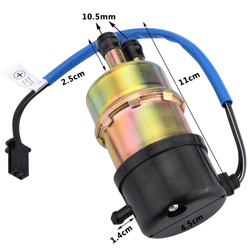 SPEEDWOW Универсальный 12 V 10 мм входе и выходе топливный насос для Honda CBR600F CBR600F2 CBR600F3 CBR600F4 TRX350 аксессуары двигателя
