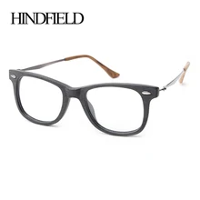 HINDFIELD Ретро ацетатные оптические очки рамка для женщин фирменный дизайн квадратная прозрачная Оправа очков Oculos De Grau masculino