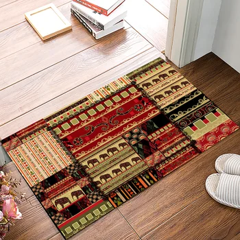 

Africa Indian Elephant Doormats For Entrance Way Dirt Debris Mud Trapper Boot Shoes Scraper Accessory Sets Accent Rugs Front
