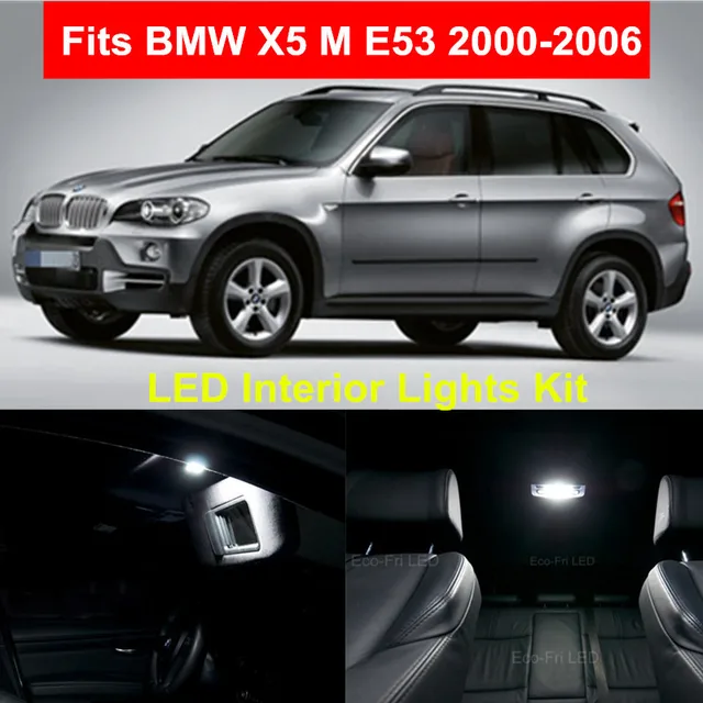 WLJH 18pcs Bright White Canbus Error Free LED Interior Lights Package