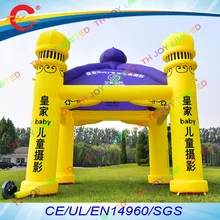 Воздуха к двери, 6x6x4 mH открытый надувные Колонка Cube шатра приют Крышка для рекламы