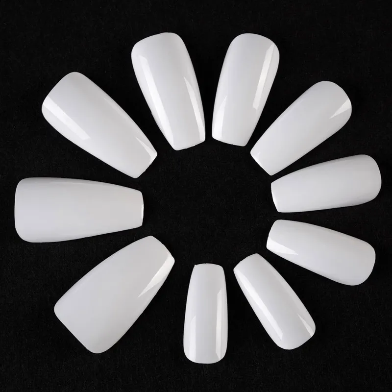

100Pcs/box Nail Art Natural Cover Oval Fake Nails Tips Manicure Artificial Nails Salon G002