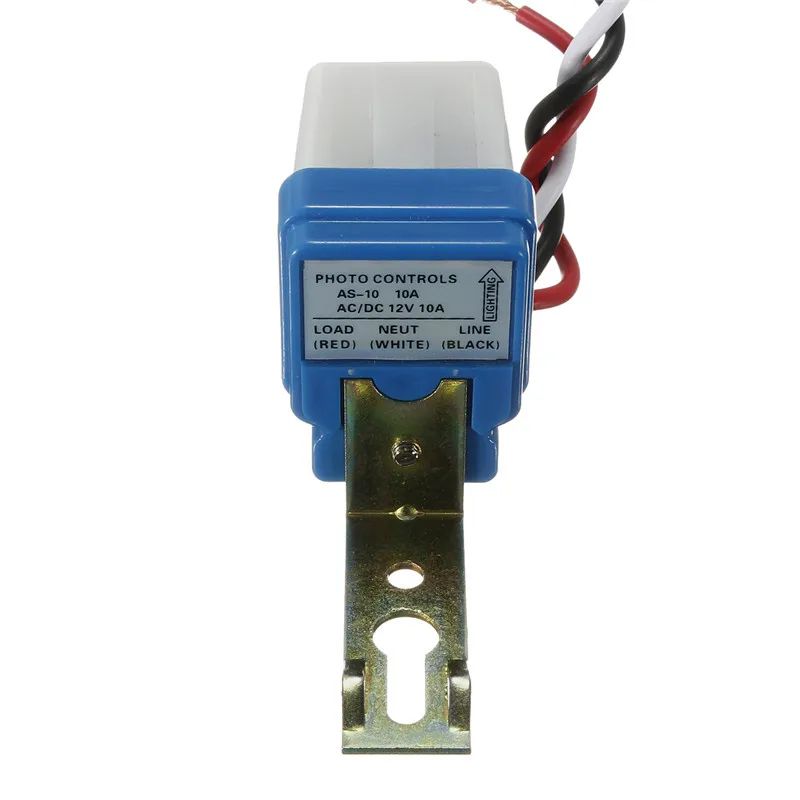 New Auto On Off Switch Control 12V 10A Street Light Photoswitch Sensor