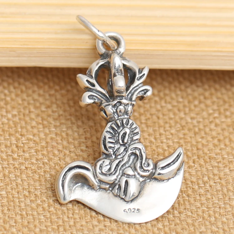 Handmade 925 silver knife pendant vintage sterling silver kingkong