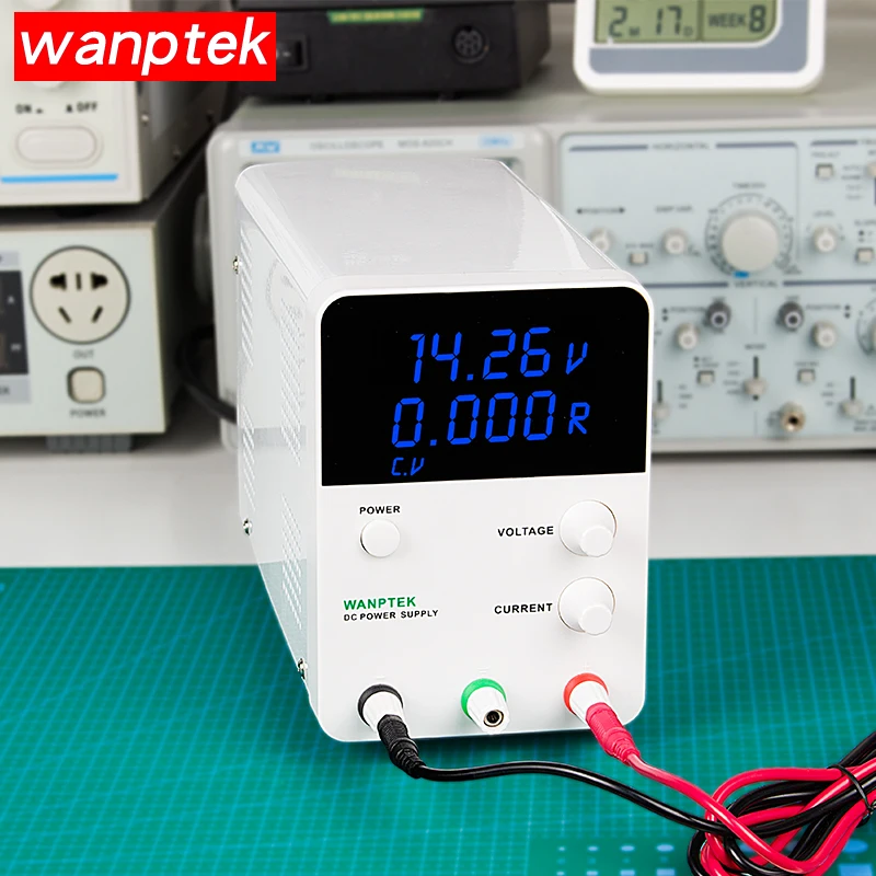 

Wanptek DC Power Supply Adjustable Laboratory Digital Voltage Regulator Bench DC Power GPS3010D