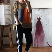 Miyake fold водолазка Лоскутная футболка с коротким рукавом Джокер культивировать свою мораль